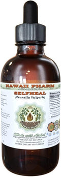Hawaii Pharm Selfheal Alcohol-Free Liquid Extract Professional Grade Small Batch Crafted Selfheal (Prunella Vulgaris) Dried Herb Glycerite Natural Herbal Supplement 2 fl.oz