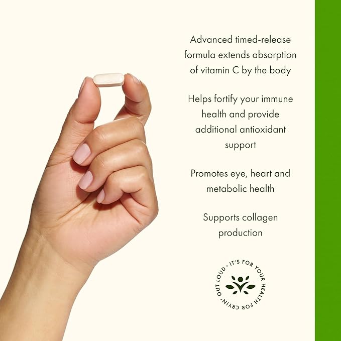 Swanson Timed-Release Vitamin C with Rose Hips Immune System Support Skin Cardiovascular Health Antioxidant Supplement 1000 mg 250 Tablets