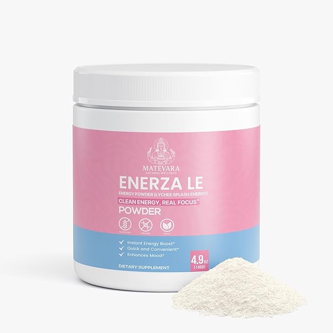 Enerza Energy Powder | 140g (4.94 Oz) (Lychee Splash)