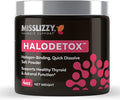 Miss Lizzy HaloDetox – Pure Unrefined Pink Salt Powder with 80 Minerals to Halogen Detox Bromine Chlorine &amp Fluoride Replenish Electrolytes &amp Support Healthy Thyroid &amp Adrenal Functio