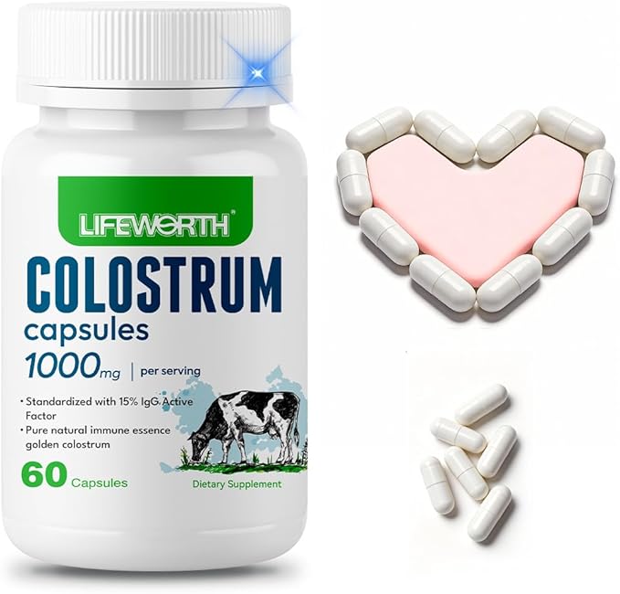 Colostrum-Colostrum Powder-Colostrum Supplement Grass Fed Gut Health Bloating Immunity Skin &amp Hair Contains Bioactive Nutrients Keto Gluten &amp Fat Free (Unflavored | 30 Servings)