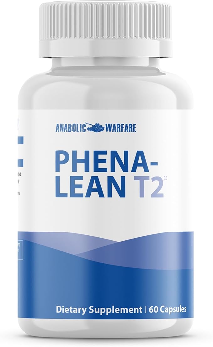 Anabolic Warfare Phena-Lean™ T2 Premier Supplement from Thermogenic Body Composition Supplement – Non-Stimulant – 60 Capsules*