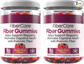 Fiber Care Gummies 240 ct 80 Servings 6g of Fiber Per Serving Help Supports Regularity &amp Promote Digestive Health Pack of 2