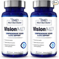 1MD Nutrition VisionMD Eye Vitamin CARMIS - with Lutein &amp Zeaxanthin | Supports Vision Health Everyday Eye Strain &amp Occasional Dry Eye | 60 Softgels (2-Pack)