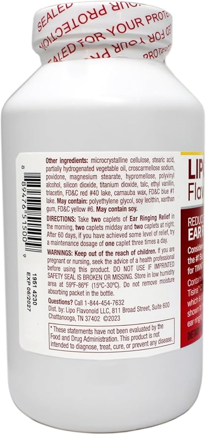 Unique Ear Health 500 Caplets