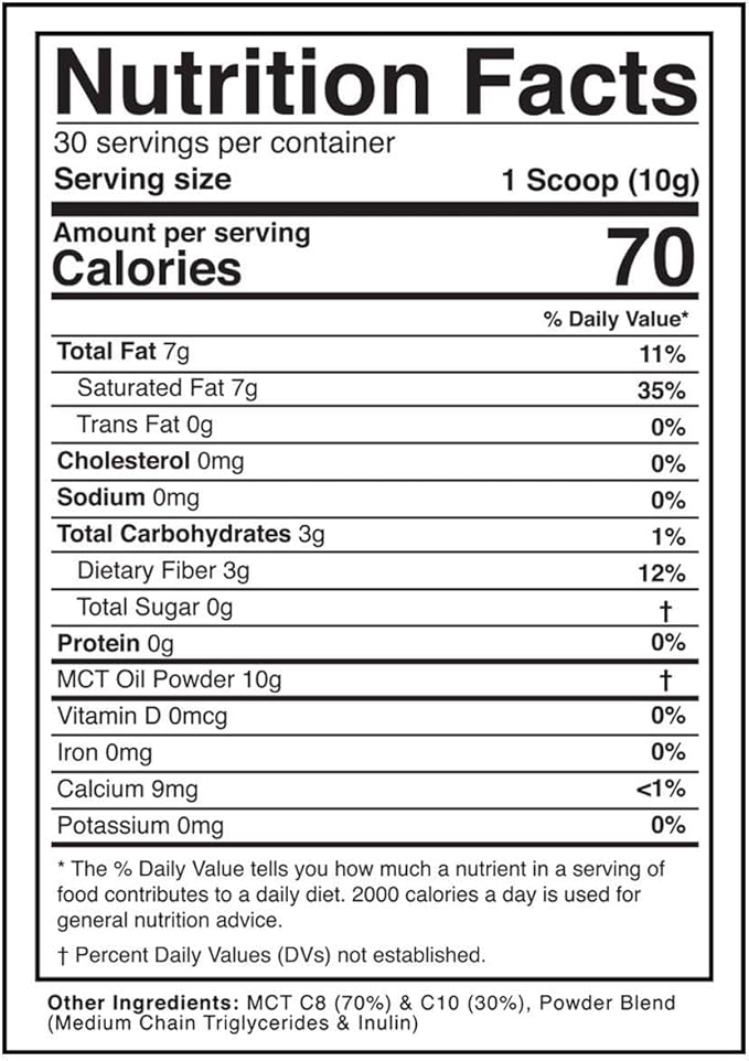 Keto Zone Maintenance Pack | by Divine Health &amp Dr. Colbert | MCT Oil Powder (Unflavored) | Fiber Zone (Berry) | Supports Energy &amp Gut Health