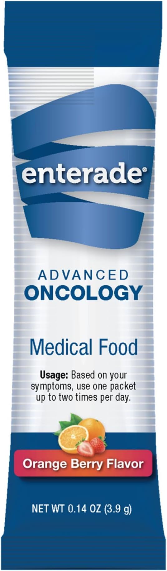 enterade® Advanced Oncology Powder Packets - Specially Formulated to Decrease GI Side Effects – Orange Berry 10 Single-Serving Powder Packets