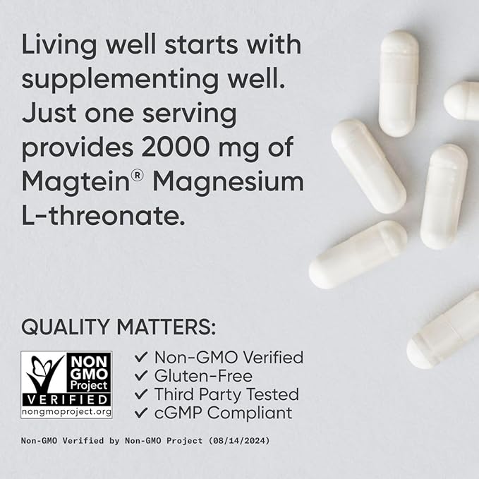 Sports Research® Cognitive Health Pack - Triple Strength Omega 3 Fish Oil EPA DHA Fatty Acids from Wild Alaskan Pollock &amp Magtein Magnesium L-Threonate