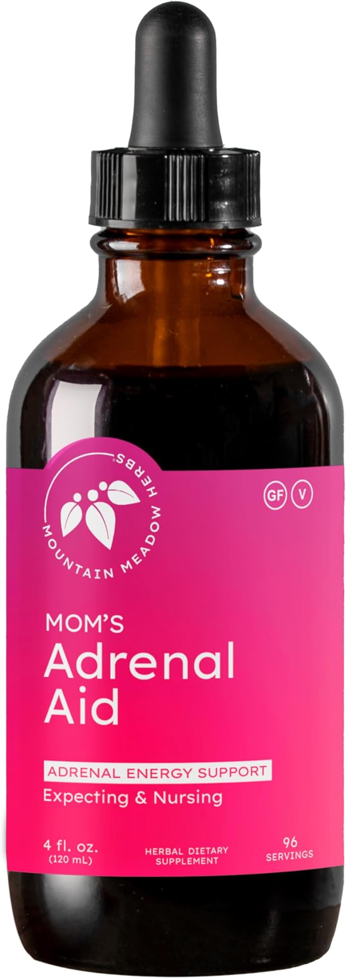Mountain Meadow Herbs Mom's Adrenal Aid – Liquid Herbal Supplement Natural Adrenal Support for Women Safe for Expecting &amp Nursing Moms Boosts Energy Reduces Fatigue &amp Supports Hormone Bala