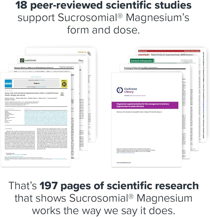 Legion Sucrosomial Magnesium Supplements - High Absorption Magnesium Supplement for Women &amp Men - Magnesium Mineral Supplements to Help Boost Athletic Performance &amp Overall Health - 120 Servin