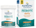 Nordic Naturals Nordic Flora Probiotic Daily - 60 Capsules - 4 Probiotic Strains with 12 Billion Cultures - Optimal Wellness Immune Support Digestive Health - Non-GMO Vegan - 30 Servings