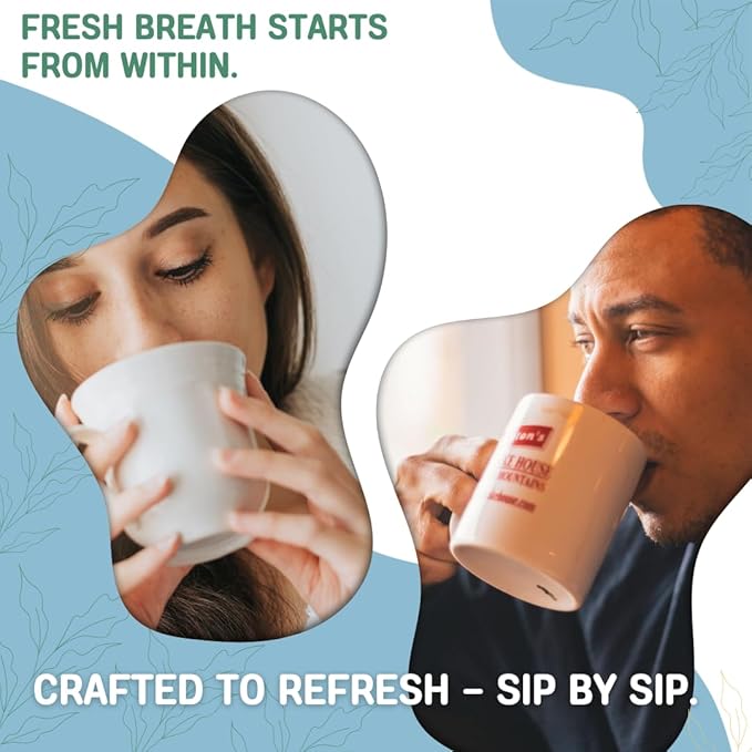 So Fresh So Clean Herbal Tea — Fresh Breath Support &amp Oral Comfort* | 3 oz. Loose Leaf with 35 Empty Tea Bags Included