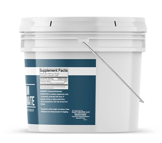 Earthborn Elements Potassium Bicarbonate (1 Gallon) Wine Making Cheese Making Brewing
