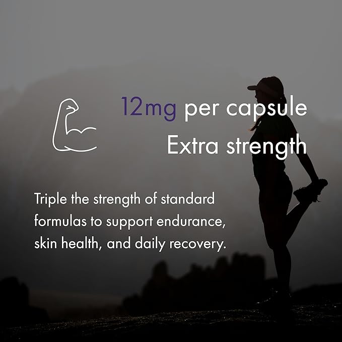 NAOMI Extra Strength Astaxanthin Supplement 12mg - 3X Potency Antioxidant for Skin Eye Joint and Brain Health - 30 Softgels Non-GMO