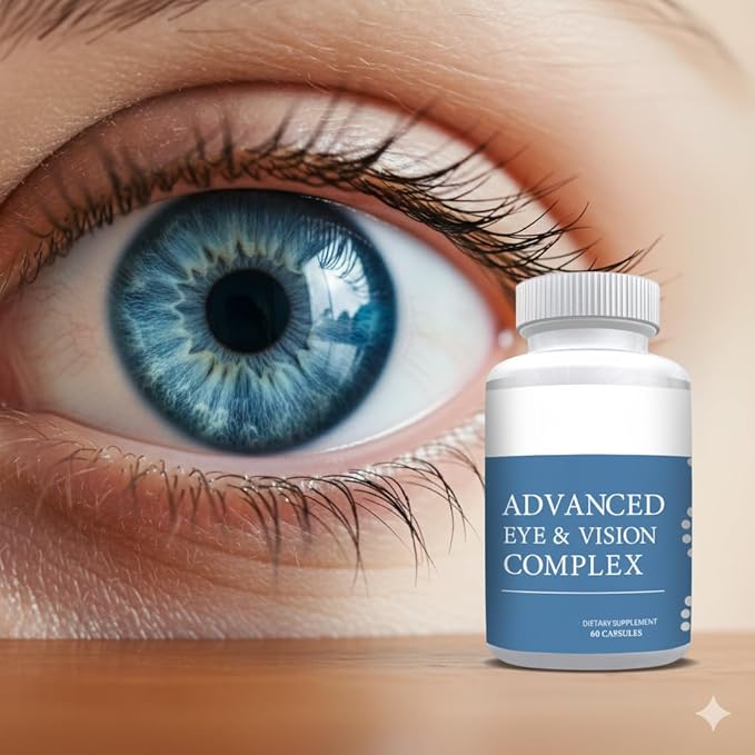 #1 Complete Research Vision Formula Advanced Eye Health Vitamin &amp Mineral Supplement Support w/Bilberry Lutein Zeaxanthin Lycopene Resveratrol | Eye Strain Dry Eyes 180 caps (3 Pack)