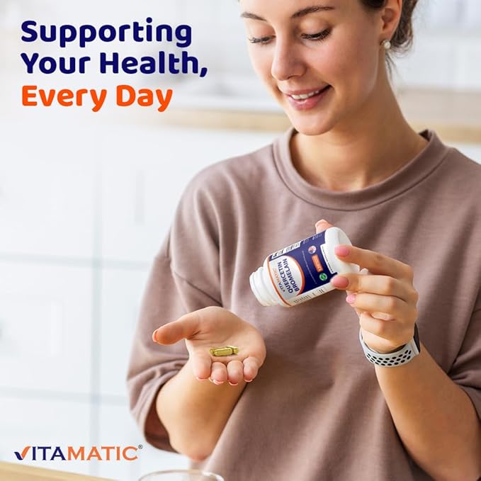 Vitamatic Quercetin with Bromelain – 120 Vegetarian Capsules - 2 Pack