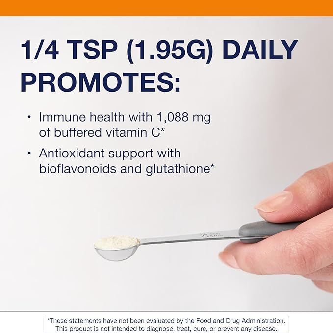 Metagenics Ultra Potent‑C Vitamin C Powder - Immune Support Supplements* - Gentle on Stomach - with Bioflavonoids L‑Glutathione &amp L‑Lysine - Non‑GMO Gluten‑Free - 8.39 oz