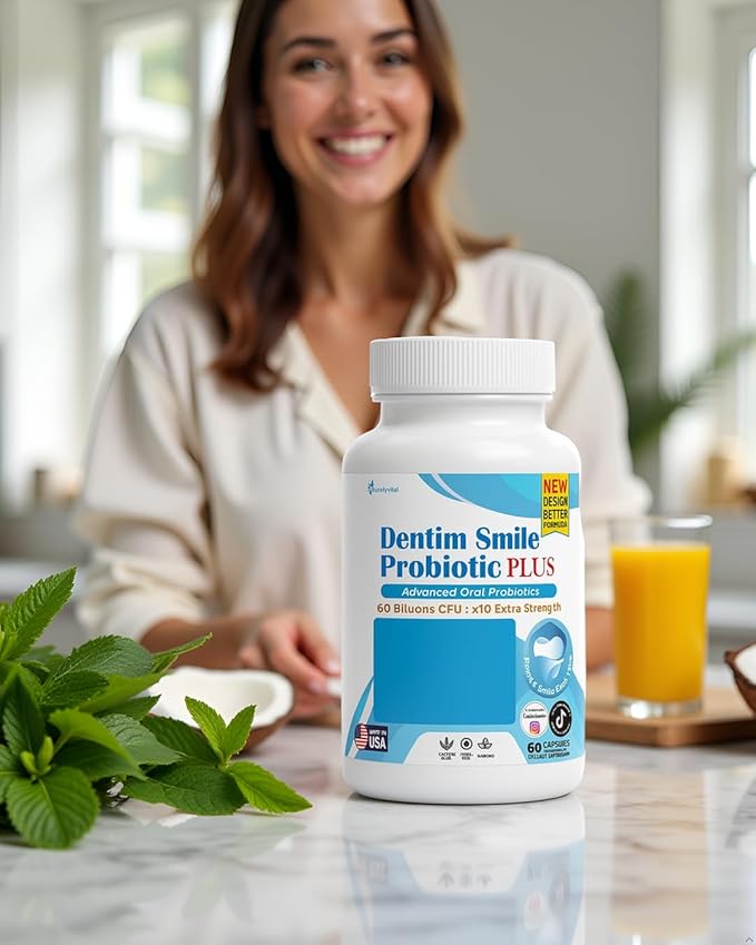 Dentim Smile Probiotic Plus 60 Capsules 30-Day Supply (1)