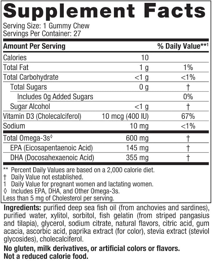 Nordic Naturals Zero Sugar DHA Prenatal Vitamin Gummies Strawberry Orange Flavor - 27 Gummies - Supplements for Pregnancy - 600 mg Omega-3 Fish Oil and 400 IU Vitamin D3-27 Servings