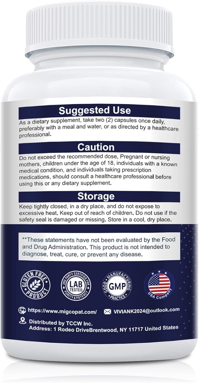 Migcopat Probiotics for Digestive Health 80 Billion CFU Probiotics Prebiotics Postbiotics &amp Digestive Enzymes Gut Health Capsules with Berberine Cinnamon L-Glutamine for Men &amp Women 24