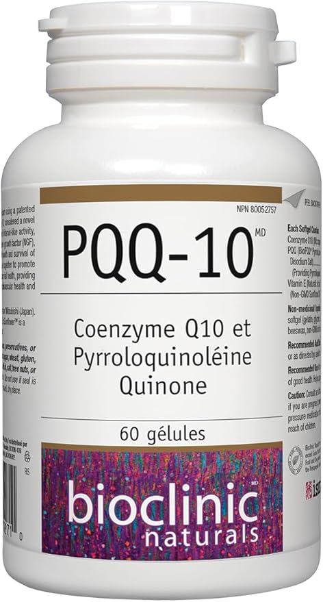 Bioclinic Naturals -  CerebroVital PQQ-10 60 softgels