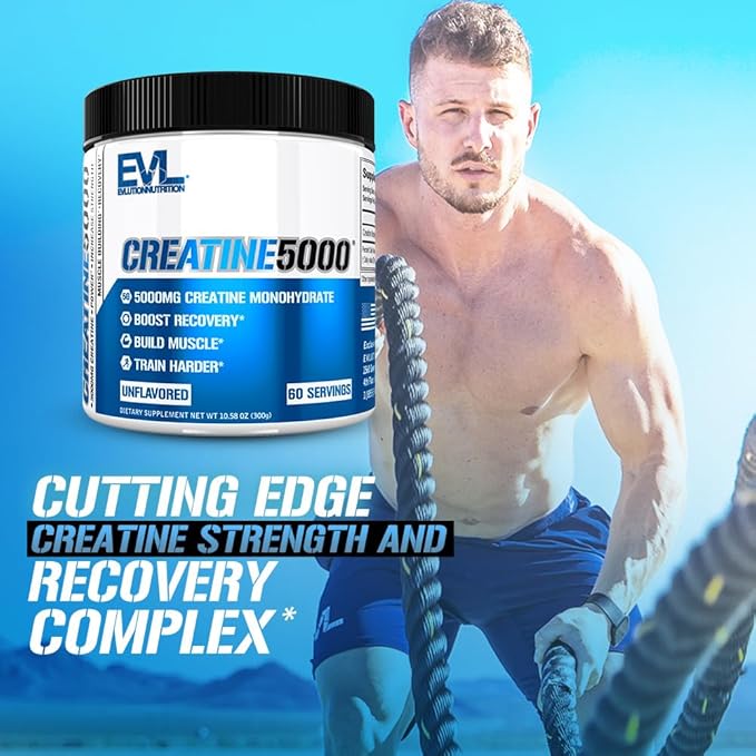 Pure Creatine Monohydrate Powder 5g (Unflavored 60 Servings) Plus L-Arginine and L-Citrulline Nitric Oxide Complex (Unflavored 75 Servings)