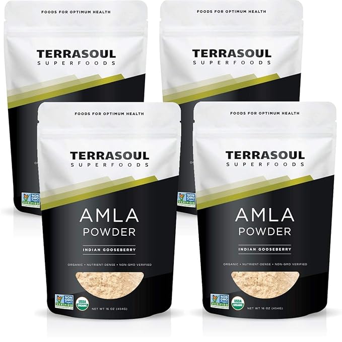 Terrasoul Superfoods Organic Amla Powder (Amalaki) 4 Lbs - Rich in Antioxidant Vitamin C | Supports Immunity