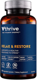 Relax and Restore - Supports a Healthy Response to Stress (60 Vegetarian Capsules)