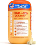 NAD+ Supplement with NMN &amp Nicotinamide Riboside (NR) – Advanced Cellular Energy &amp Healthy Aging Complex – with Resveratrol CoQ10 Quercetin &amp BioPerine – 60 Vegan Capsules