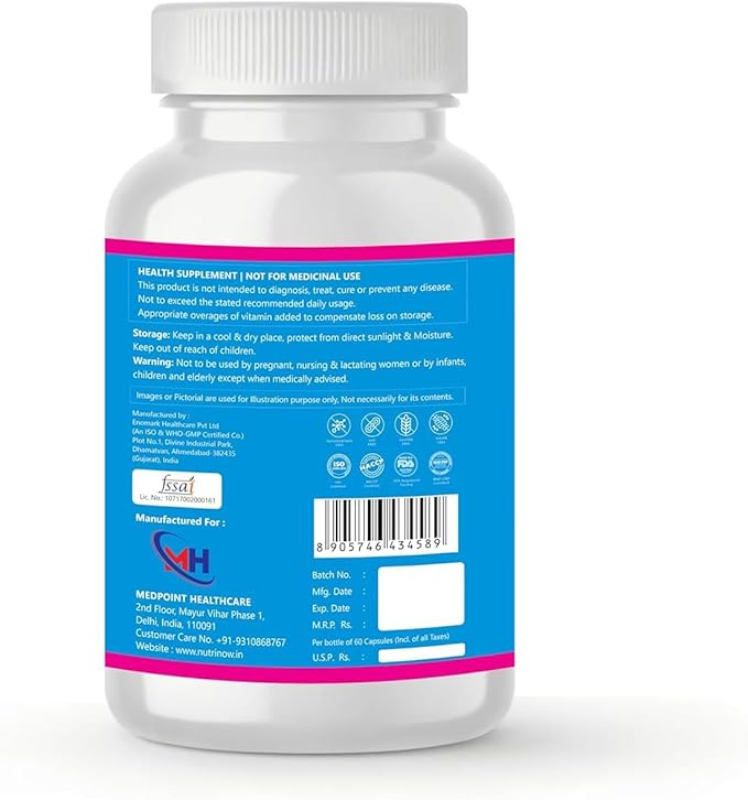 Viva Betaine HCL Pepsin Gentian Bitters | with Digestive Enzymes | Supports Healthy Gut Digestion Gas &amp Acidity Problems and Boosts Metabolism (60 Veg. Capsules)