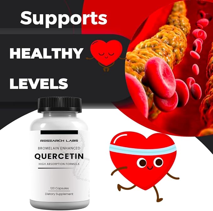 Research Labs Quercetin High Absorption Formula w/Bromelain