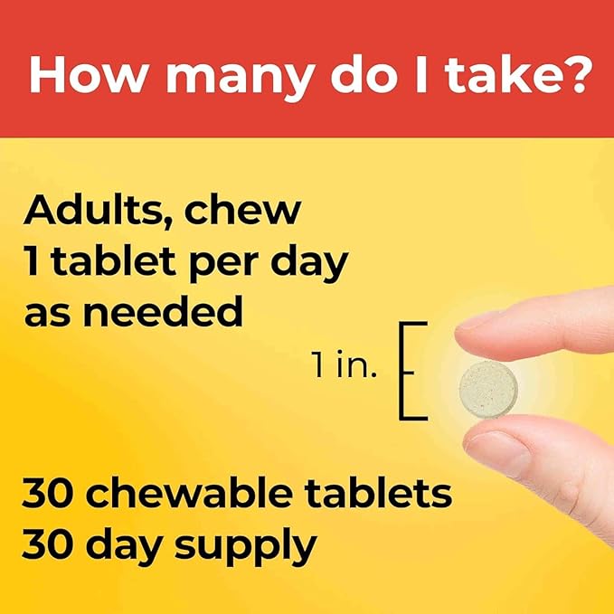 Nature Made Chewable 5HTP 100mg 5-HTP Mood Support Supplement 30 5 HTP Chewable Tablets 30 Day Supply (Pack of 2)
