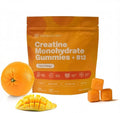 VYBRANCE LABS 3-in-1 Creatine Monohydrate Gummies | 5g Creatine + Taurine + Vitamin B12 | Muscle Strength Brain Energy &amp Focus | Sugar-Free Vegan | Men &amp Women | Citrus Mango