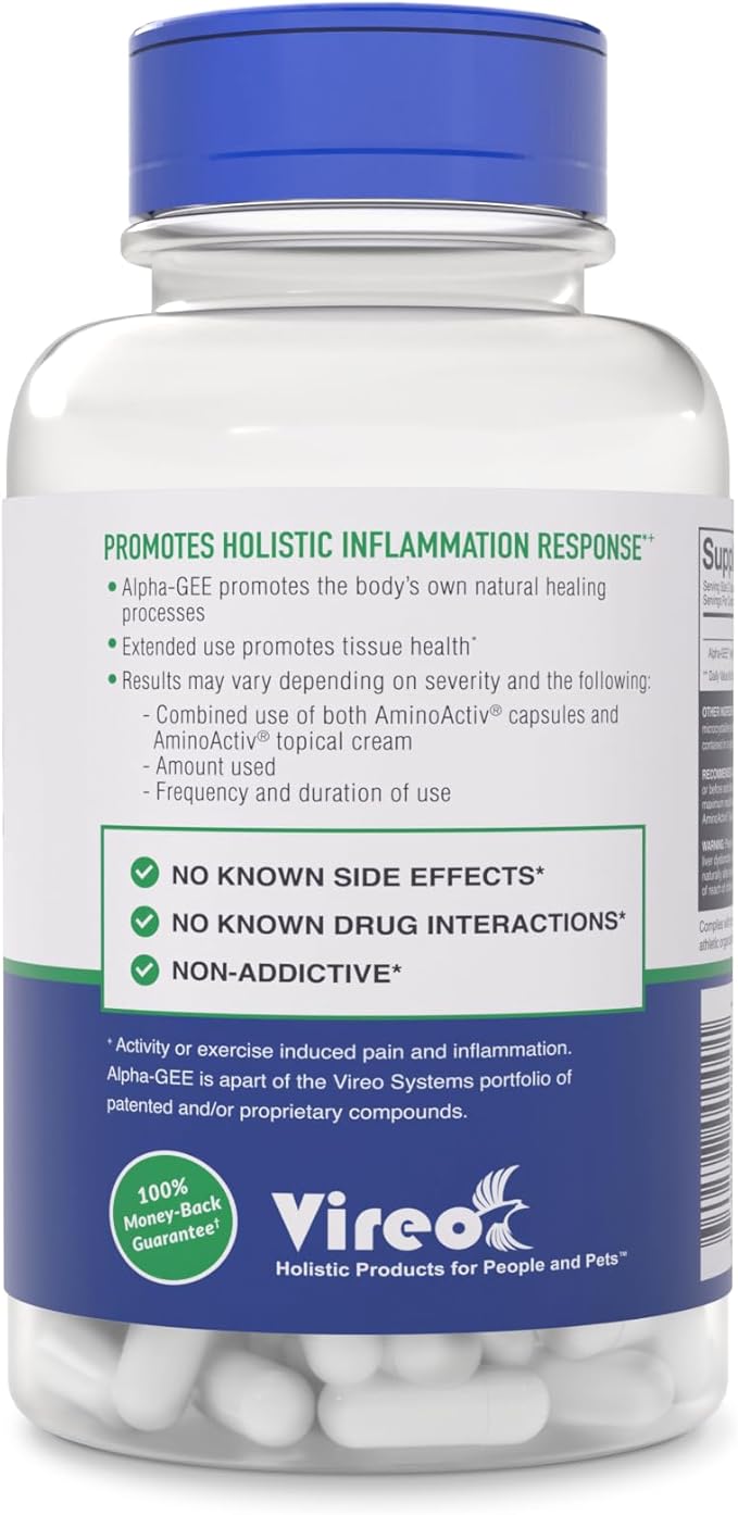 – Fast Holistic Support for Pain &amp Inflammation Caused by Activity/Exercise (60 Capsules)