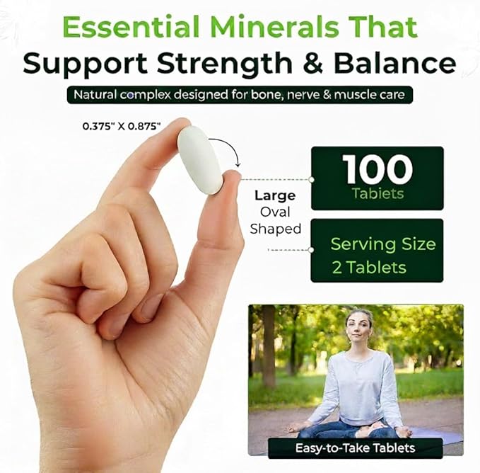 Natural Nutra Calcium Magnesium Zinc with Vitamin D3 - CMZ Supplement | Bone Strength Immune Support Muscle &amp Nerve Health - Cal-Mag Zinc Supplement - Digestion Support - 100 Tablets (Pack of 2)