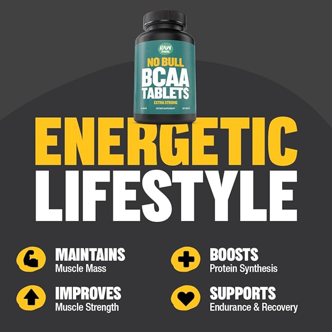 BCAA Tablets 1000 mg - Branched Chain Amino Acids Supplement for Muscle Recovery &amp Energy - Pre or Post Workout BCAAs for Men &amp Women - 120 Pills - Natural Pure GMO Free
