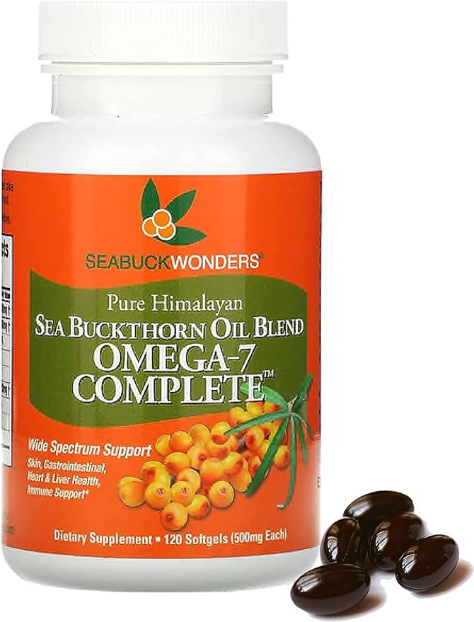 SEABUCKWONDERS Omega7 Complete Sea Buckthorn Berry Plus Seed Oil