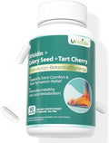 Natural Purge Uric Acid Flush Support Uric Acid Cleanse and Balance Joints and Mobility Tart Cherry Celery Seed and Eucommia Leaf Extract Feet and Joint Support Supplement 60 Capsules