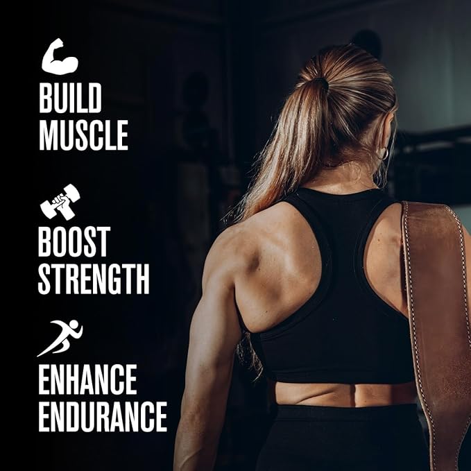 Jacked Factory Creatine + Taurine - Creatine Monohydrate 5000mg with Taurine 2000mg for Increased Muscle Strength &amp Cellular Hydration - 60 Servings Unflavored