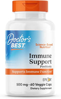 Doctors Best Immune Support Postbiotic Supports Immune Function Non-GMO Gluten Free Vegan 60 Veggie Caps