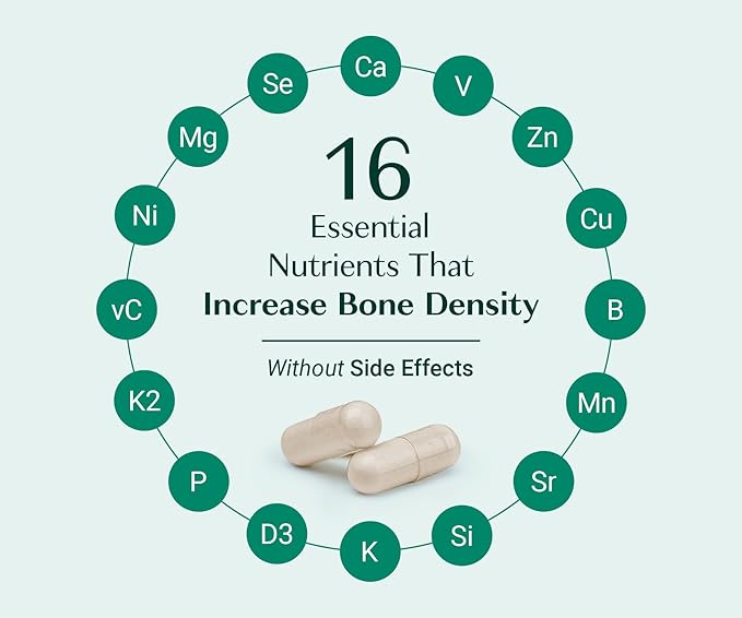 ALGAECAL Organic Red Algae Calcium Supplement for Bone Density Vitamin K2 MK7 (100mg) Vitamin D3 (1600 IU) Magnesium (350mg) &amp Trace Minerals &amp Strength Easy to Swallow 120 Veggie Caps