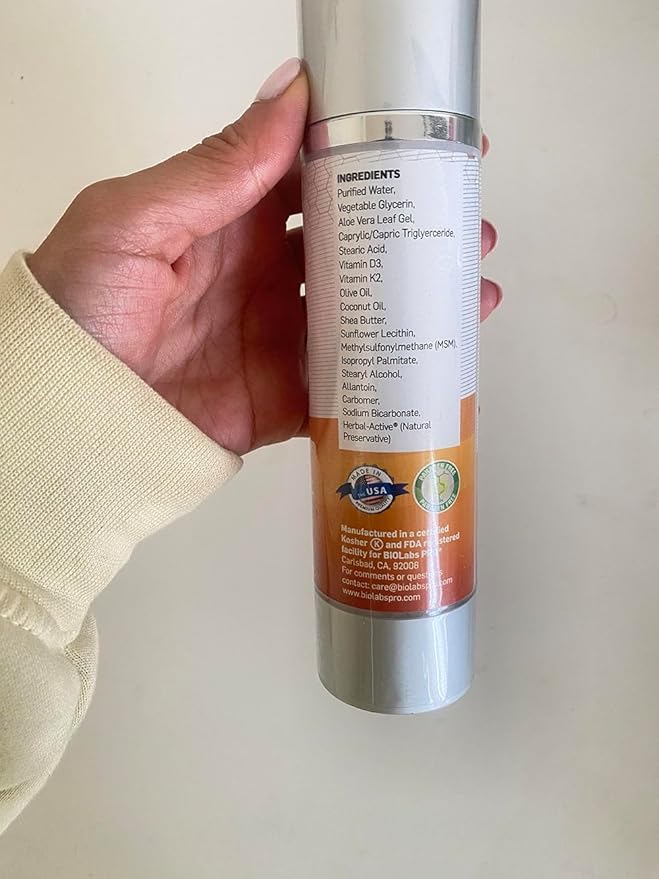 All Natural Vitamin D3 10000IU Vitamin D Cream Maximum Strength Fight Vitamin D Deficiency Naturally - with Vitamin K2 &amp Olive Leaf Extract - Three Month Supply - Safe &amp Effective (10000IU -