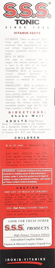 S.S.S. Tonic Liquid 20 oz (Pack of 4)