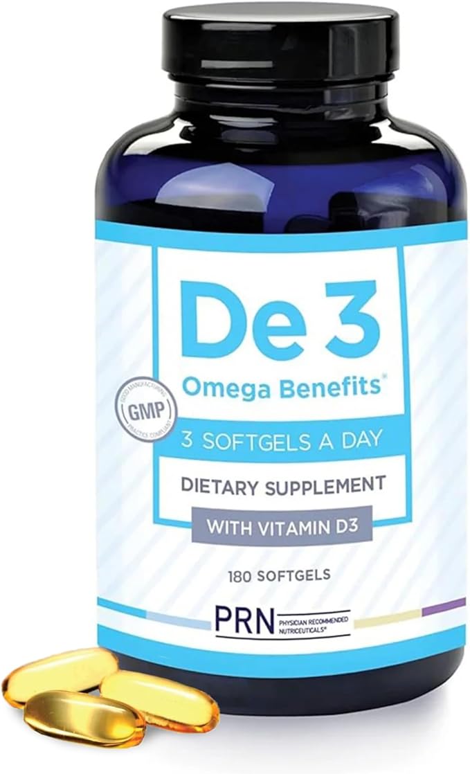 De3 Dry Eye Ultra Pure rTG Omega 3 – Support for Dry Eyes - 2400 mg EPA &amp DHA – New &amp Improved-Burpless-3 per day serving 2-month supply