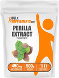 BulkSupplements.com Perilla Extract Powder - Perilla Frutescens Supplement Herbal Supplement - Vegan &amp Gluten Free 450mg per Serving 500g (1.1 lbs) (Pack of 1)