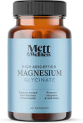 Magnesium Glycinate | 60 Capsules | Supports Relaxation Muscle &amp Nerve Function | Bone Heart &amp Digestive Wellness