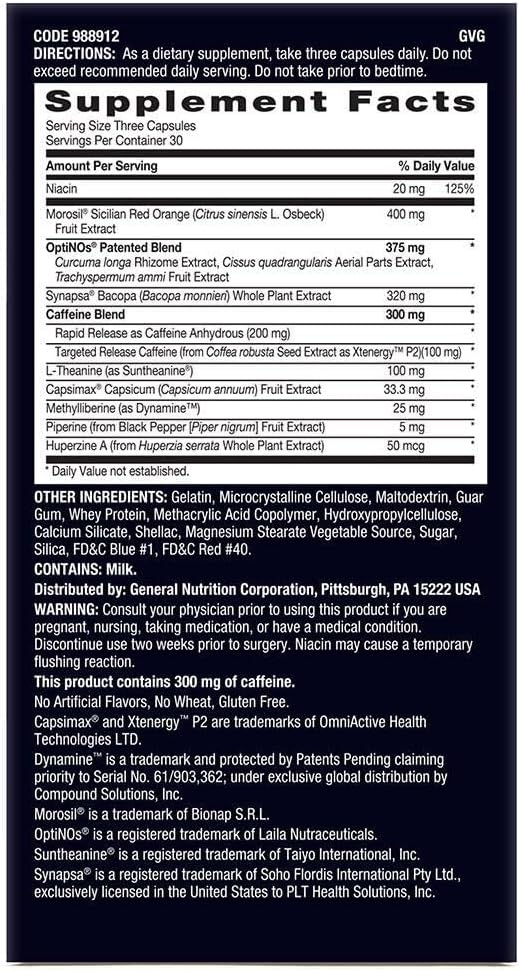 BEYOND RAW Burn MF | Metabolic Formula Thermo Activator Supports Energy and Focus | 90 Count