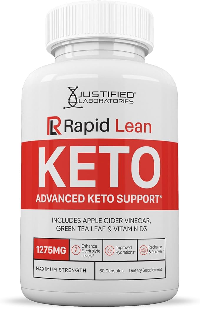 (5 Pack) Rapid Lean Keto ACV Pills 1275MG Keto Support Blend Capsule Alternative to Keto ACV Gummies Formulated with Apple Cider Vinegar Extra Virgin Olive Oil Powder Green Tea Leaf 300 Capsules
