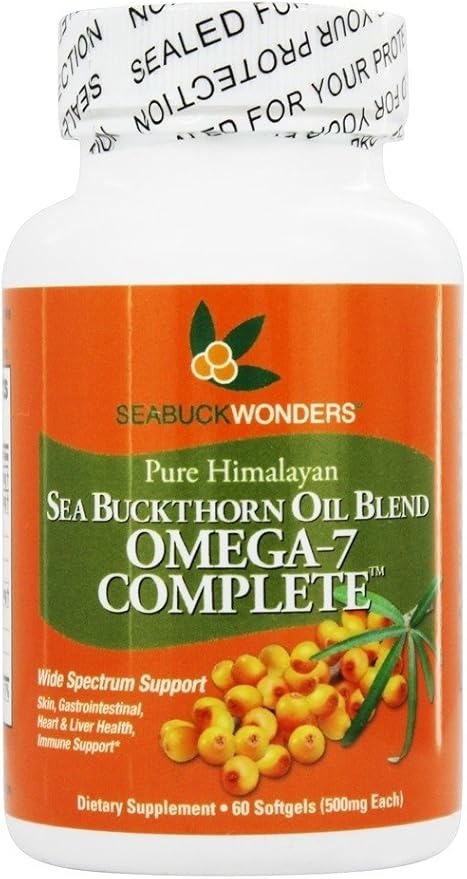 Seabuck Wonders Sea Buckthorn Omega 7 Complete - 500 mg - 60 Softgels