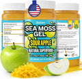 Biolore Sour Apple Sea Moss Gel 16 oz - No Added Sugar Vegan Made in USA - Wildcrafted Sea Moss Superfood with 92 Essential Vitamins - Ready to Use No Prep Needed
